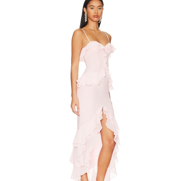 COPY - Lovers + Friends Melissa Gown in baby pink - Picture 2 of 3